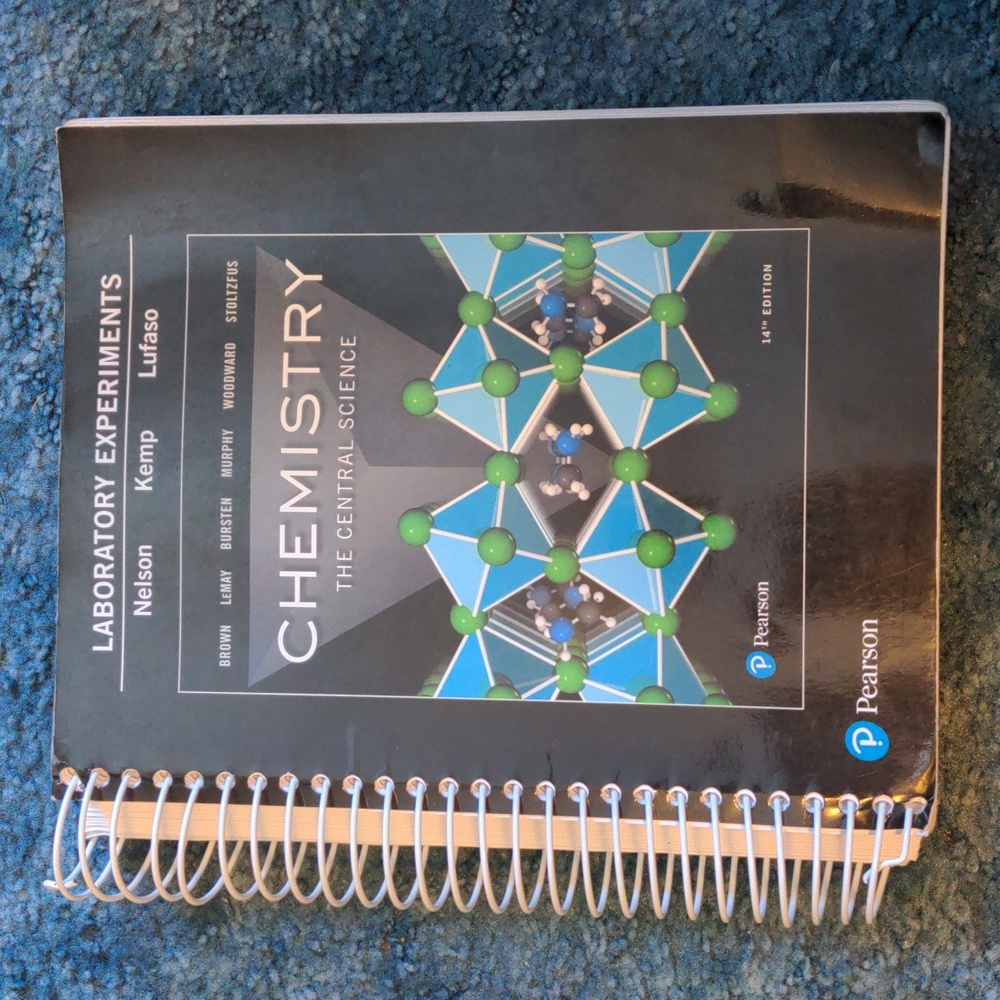 Chemistry: The Central Science Lab book- 14th Edition